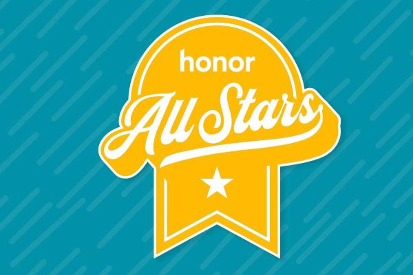 Honor All Stars Badge Logo